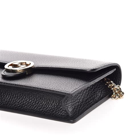 gucci dollar calfskin interlocking g chain wallet|Gucci Chain Wallets .